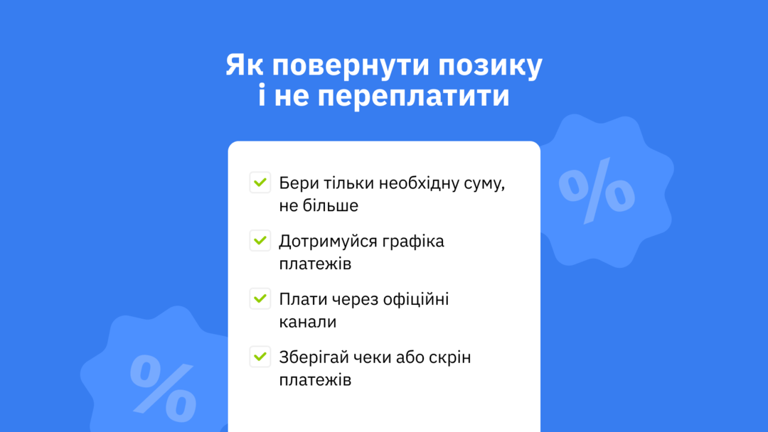 Як не переплатити за кредит